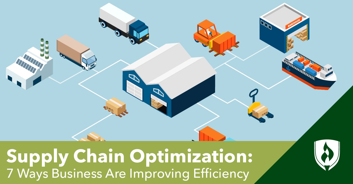 illustration of a supply chain