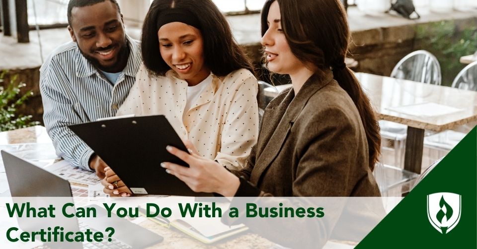 What Can You Do With a Business Certificate