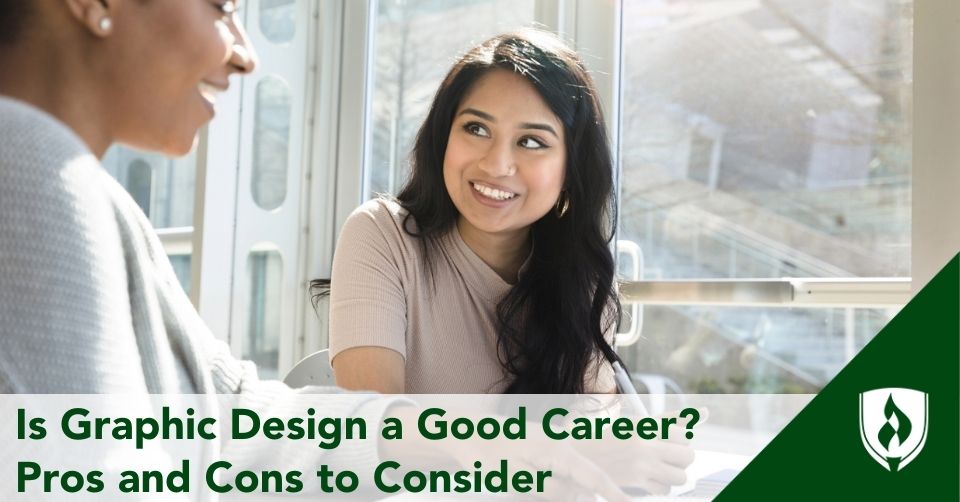 graphic design career header A graphic designer works with a client
