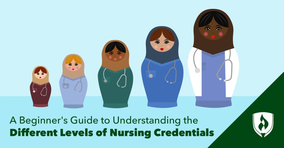 Illustration of a line of nurses in Matryoshka nesting doll style.