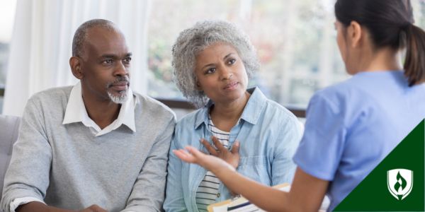 An AGNP works with an adult couple in an office