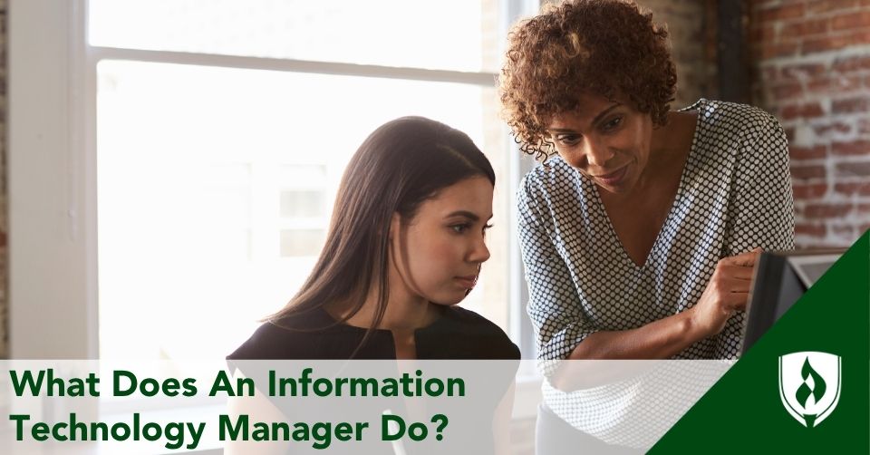 what does an information technology manager do