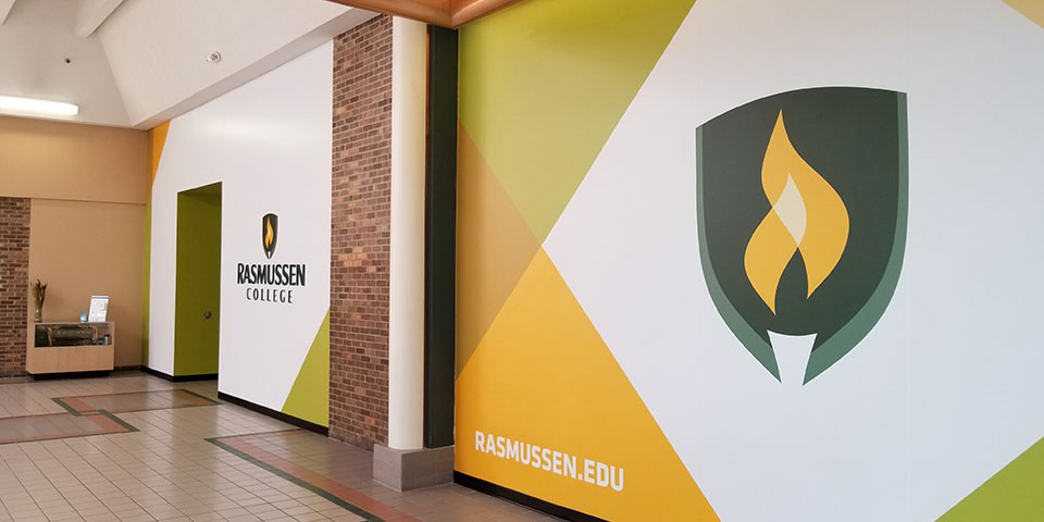Rasmussen University Mankato, MN, campus interior hallway