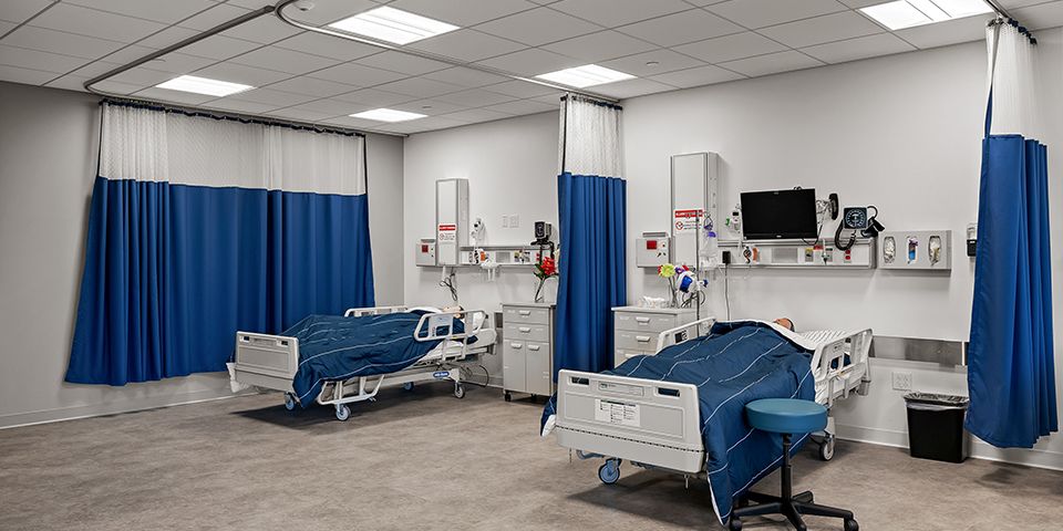 Nursing and Health Sciences lab at the Rasmussen University Eagan campus.