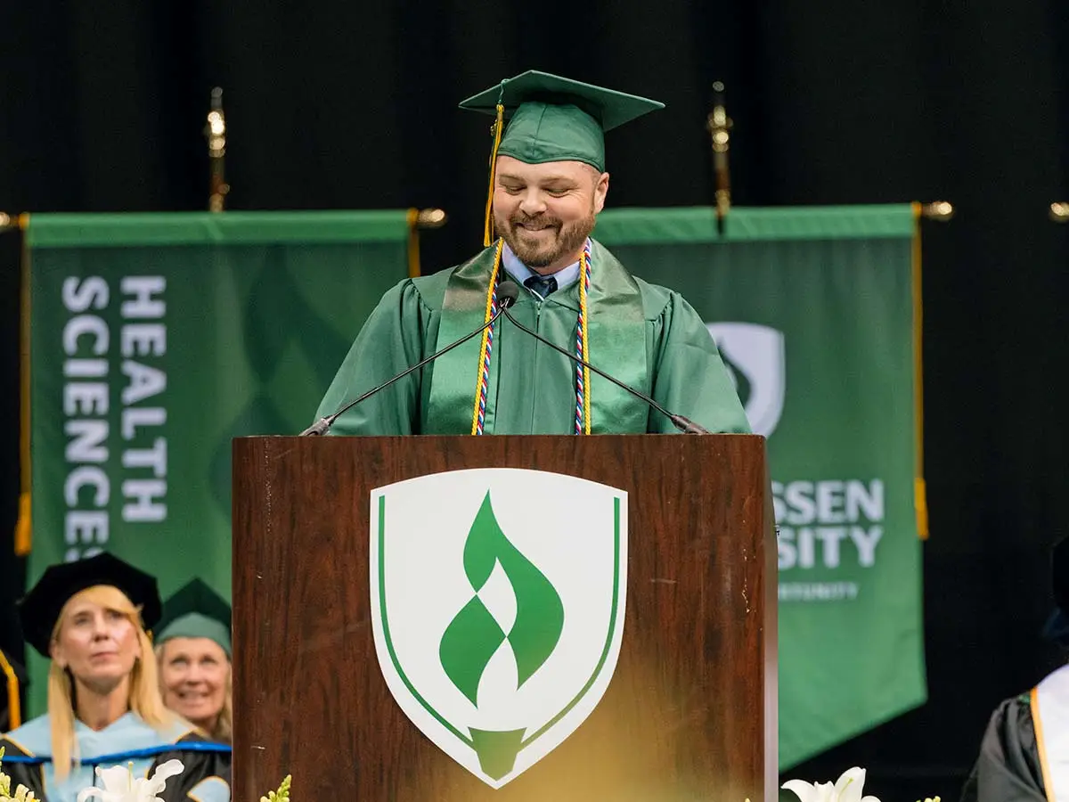 Brian L, Rasmussen Human Services graduate